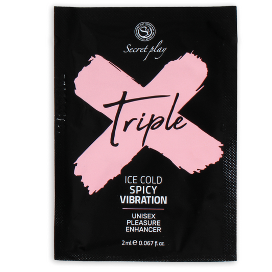 SECRETPLAY - DOSIS ÚNICA TRIPLE X INTENSIFICADOR DEL PLACER
