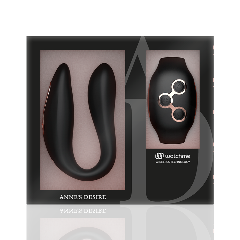 EL DESEO DE ANNE - TECNOLOGÍA DE DOBLE PLACER UN RELOJ NEGRO/DORADO