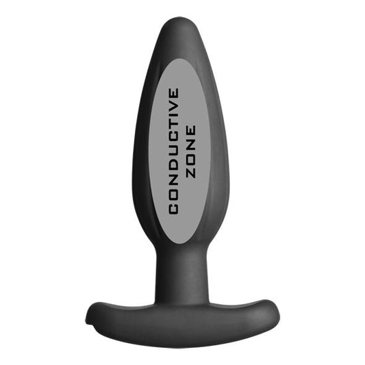 ELECTRASTIM - TAPÓN ANAL BALANCÍN DE SILICONA NEGRO MEDIANO