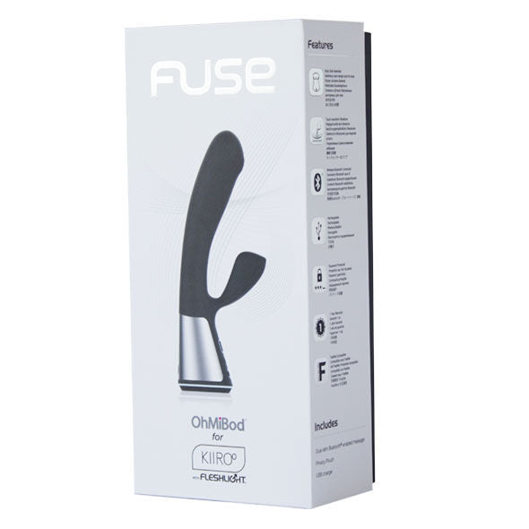 KIIROO - TÉLÉCOMMANDE APPLI OHMIBOD FUSE NOIRE