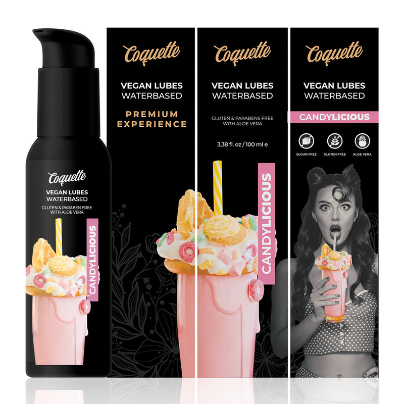 COQUETTE CHIC DESIRE - EXPERIENCIA PREMIUM 100ML LUBRICANTES VEGANOS CANDYLICIOUS