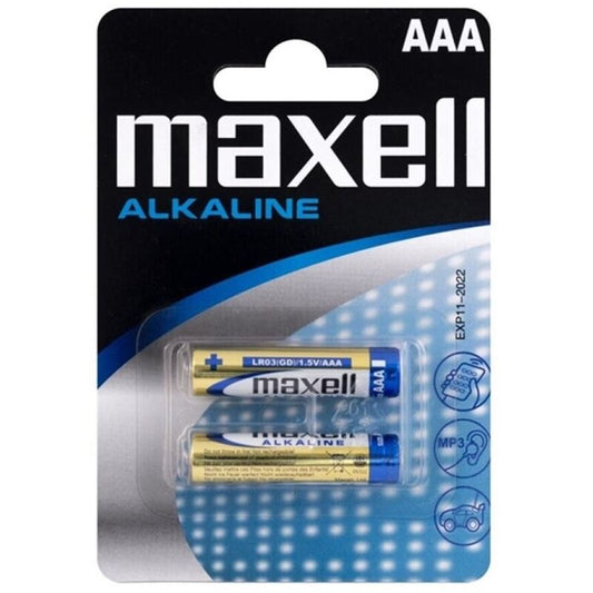 MAXELL - PILAS ALCALINAS AAA LR03 BLISTER * 2