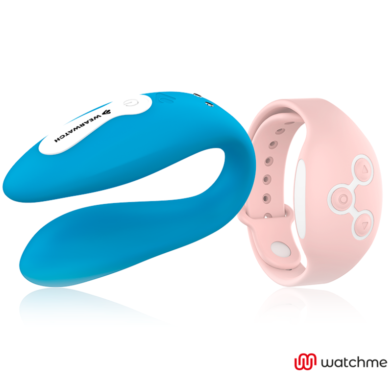 WEARWATCH - WATCHME VIBRADOR DE DOBLE TECNOLOGÍA ÍNDIGO/ROSA