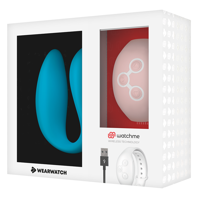 WEARWATCH - WATCHME VIBRADOR DE DOBLE TECNOLOGÍA ÍNDIGO/ROSA