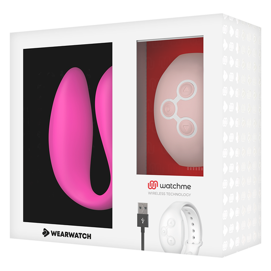 WEARWATCH - WATCHME VIBRATEUR DOUBLE TECHNOLOGIE FUCHSIA / ROSE